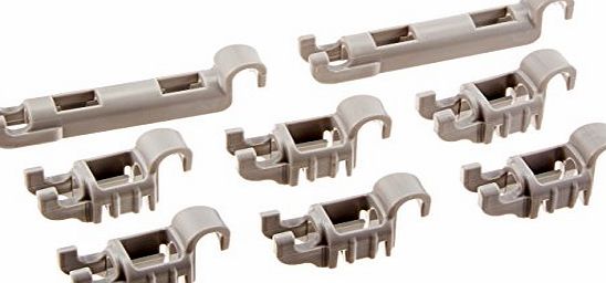 Bosch Dishwasher Lower Rack Flip Tynes Plastic Bearing Clips Kit