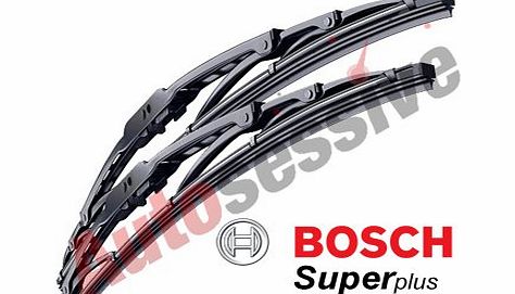 Bosch Ford Fiesta MK5 11/2001 Onwards BOSCH Super Plus Windscreen Wiper Blades SP22S / SP16 SPOILER TWIN PACK