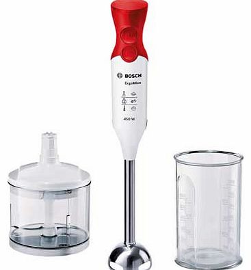 Bosch MSM64120GB Hand Blender - Red and White