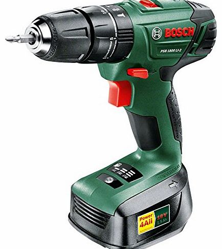 Bosch PSB 1800 LI-2 Cordless Impact Drill