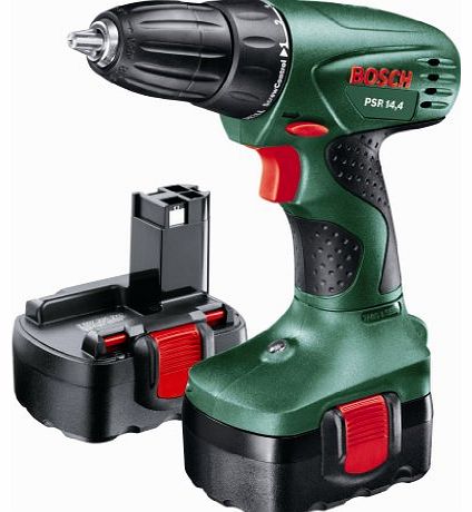 Bosch PSR 14.4 Cordless 14.4 Volt Drill/Driver, 2 x NiCD Batteries