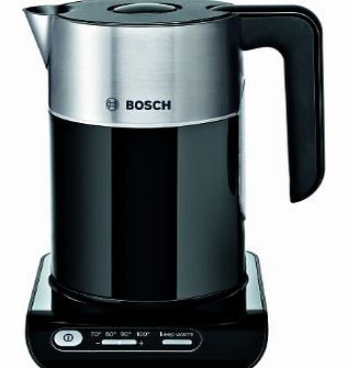 Bosch TWK8633 Styline Collection 1.5 Litre Cordless Jug Kettle, Black