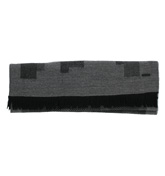 Men-Z 266 Grey and Black Tassle Scarf