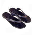 Mens Boss Navy Flip Flops - Orange Label