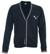 Sarden Navy Button Fastening Cardigan