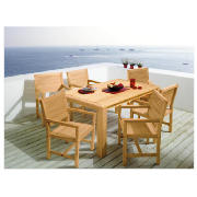 Boston 6 Seater Solid Wood Set FSC 160cm