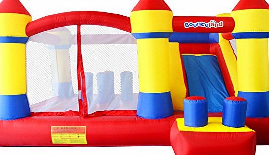 Bounceland Giant Turret Climb n Slide 12.5ft Bouncy Castle with Airflow Fan