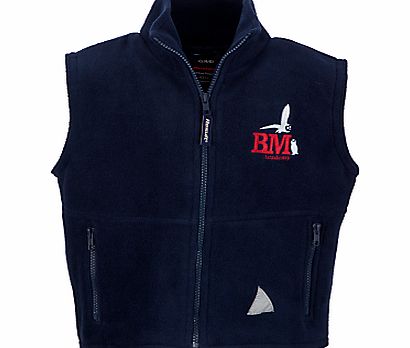 Bourton Meadow Academy Fleece Gilet, Navy