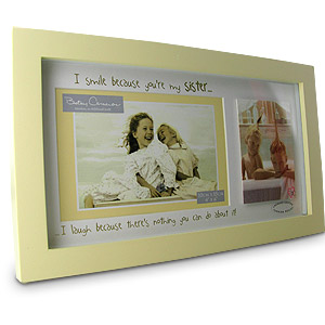 Box Style Sister Photo Frame