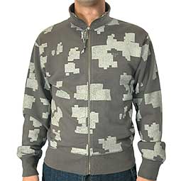 l/s Zip Cammo Top