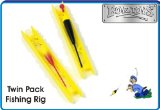 Gone Fishing RY84, Twin Pack Fishing Rig, 00084