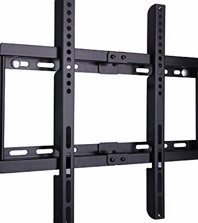 BPS Ultra Slim TV Wall Bracket Wall Mount for 23-55 inch Samsung LG Sony Sharp LED LCD Plasma Full HD 1080p 3D 4K Smart TV Max VESA 400x400, Capacity 95kg(209 lbs), Spirit level included