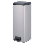 25l Pedal Bin Metallic Grey