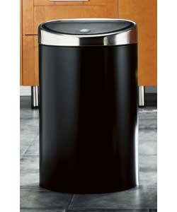 Brabantia 40L Matt Black Touch Top