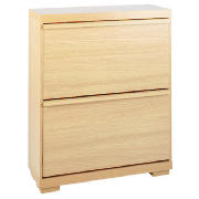 Shoe Storage Cabinet, Oak Effect