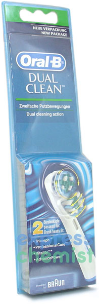 Oral-B Dual Clean Brushhead (Twin Pack)