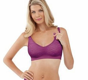 Bravado Signature Body Silk Seamless Nursing Bra - Jungle Berry (medium)