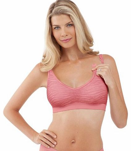 Signature Body Silk Seamless Nursing Bra Rose (XL, jungle rose)