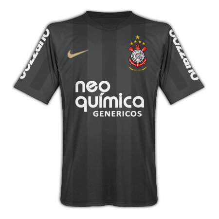 Brazilian teams Nike 2010-11 Corinthians Away Nike Football Shirt