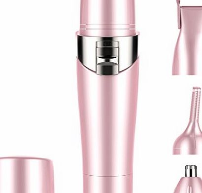 Breett Women Trimmer, Breett 4-in-1 Electric Nose Trimmer / Eyebrow Razor / Bikini Trimmer Body Hair Removal Epilator for Women