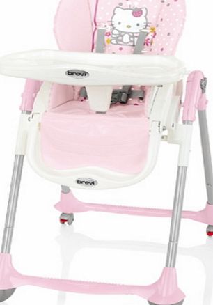 BREVI Highchair Convivio Hello Kitty 451 petites fleurs