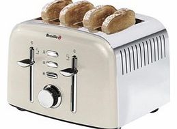 Breville VTT501 Cream Stainless Steel 4 Slice