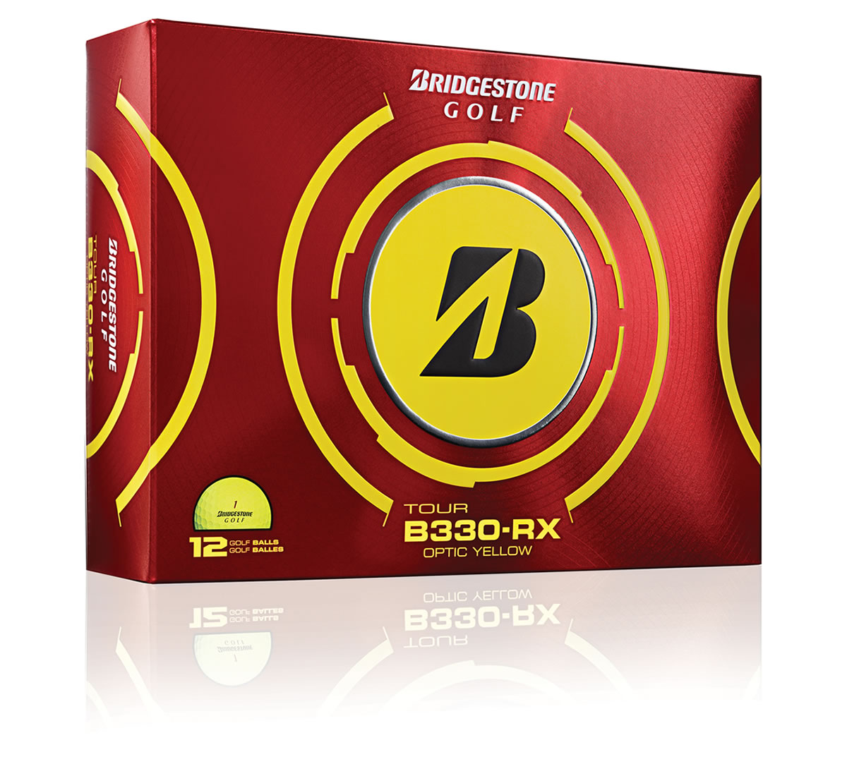 Golf Tour B330-RX Yellow Golf Balls