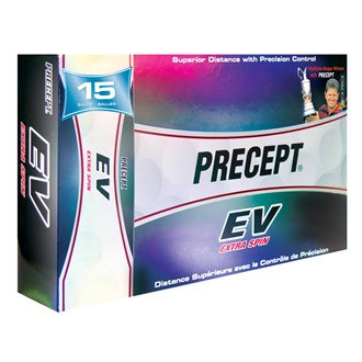 Precept EV White Golf Balls (15 Balls)