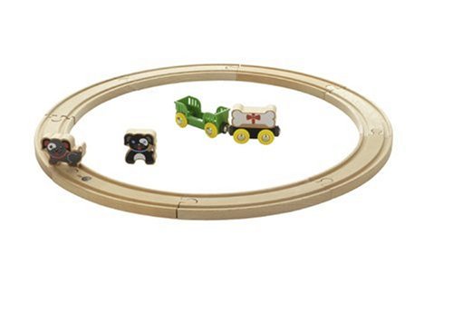 33002 Wooden Railway Dog Circle Set