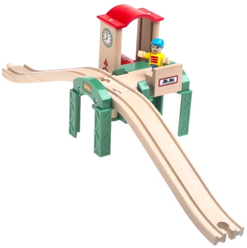 33532 Wooden Railway System: Platform with Elevator