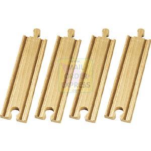 BRIO Medium Straight Tracks 4 Pieces