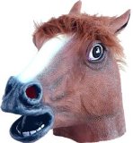 Rubber Overhead Mask - Horse