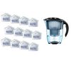 BRITA 12 Maxtra Cartridges   1 free black Elemaris jug