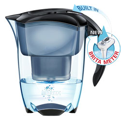 Brita Elemaris Meter Cool Black Fridge Filter Jug