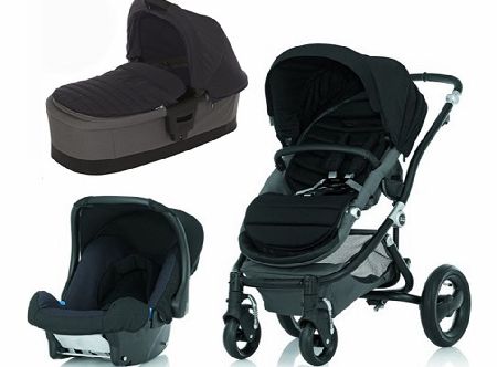 Britax Affinity 3 in 1 Travel System Black/Black