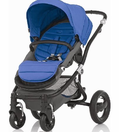 Britax Affinity Black Frame Pushchair Blue Sky