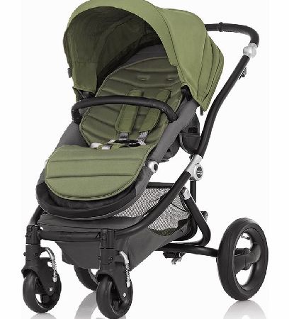 Britax Affinity Black Frame Pushchair Cactus Green