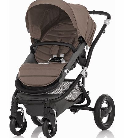 Britax Affinity Black Frame Pushchair Fossil Brown