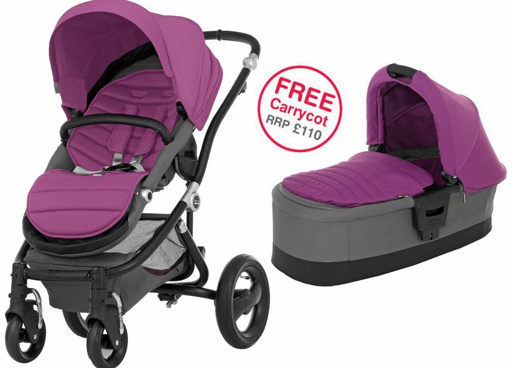 Britax Affinity Black Stroller Cool Berry 2014