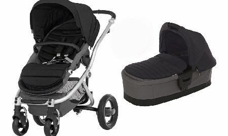 Britax Affinity Silver Frame Pram Black Thunder