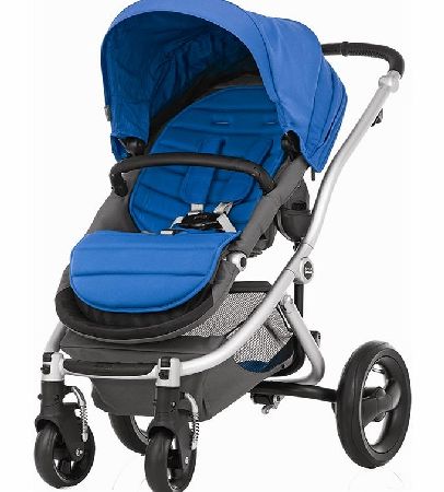 Britax Affinity Silver Frame Pushchair Blue Sky