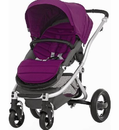 Britax Affinity Silver Frame Pushchair Cool Berry