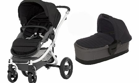 Britax Affinity White Frame Pram Black Thunder