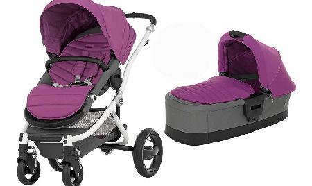 Britax Affinity White Frame Pram Cool Berry 2014