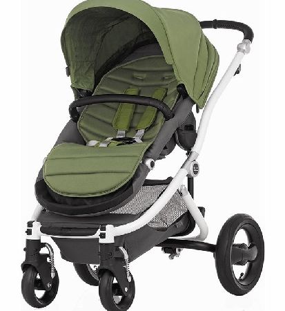 Britax Affinity White Frame Pushchair Cactus Green