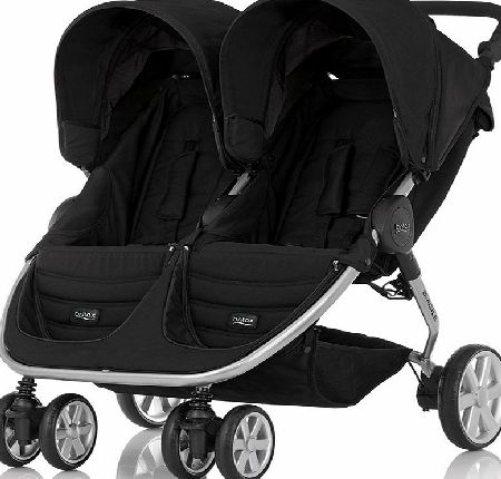 Britax B Agile Double Pushchair Neon Black