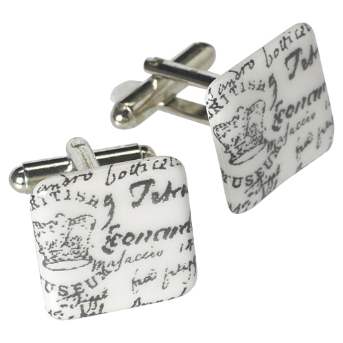 British Museum Michelangelo inscription cufflinks