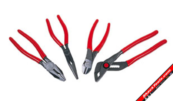 PMS4 4 Piece Plier Set Pvc Grip