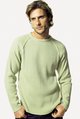 crew-neck rib sweater