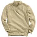 BROOKER mens half zip sweater